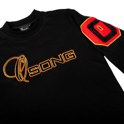 Embroidered Osong logo unisex sweatshirt in black