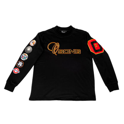 Embroidered Osong logo unisex sweatshirt in black