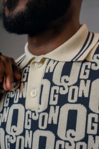 Osong Oblique Polo Shirt