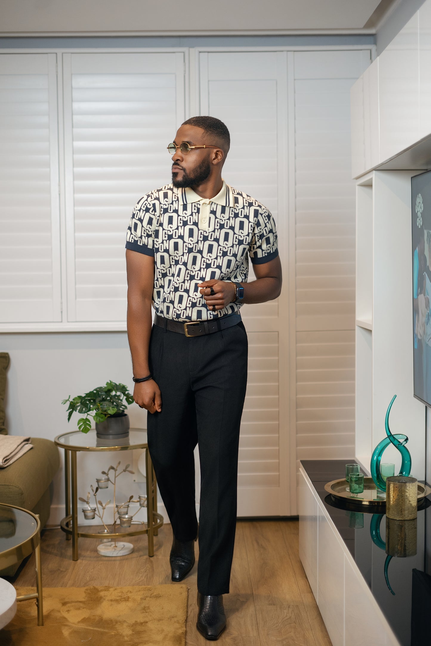 Osong Oblique Polo Shirt