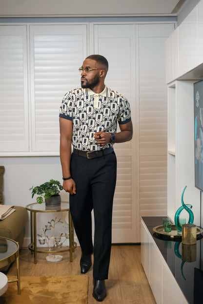 Osong Oblique Polo Shirt