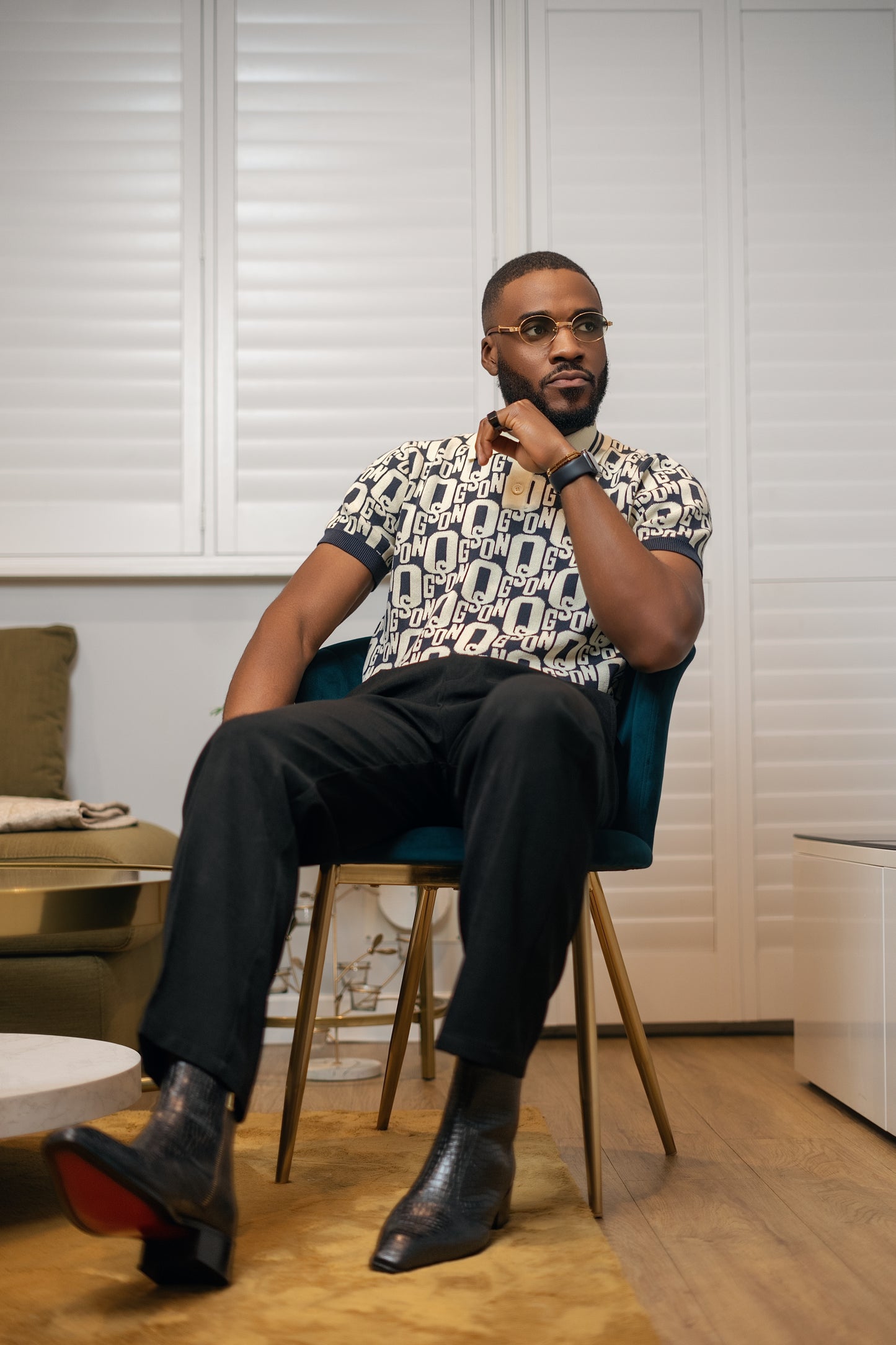 Osong Oblique Polo Shirt