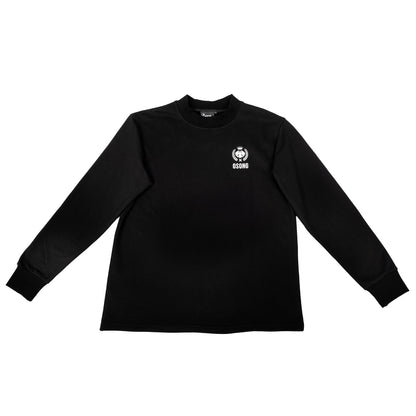 Bamenda half moon unisex sweatshirt in black